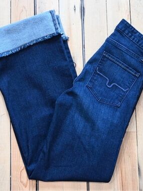 Kimes Ranch Dark Indigo Wide-Leg Jeans 16W/34L